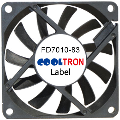 FD7010-83 Series DC AXIAL FAN 70 x 70 x 10mm Air Flow:18.40 ~ 26.20 CFM