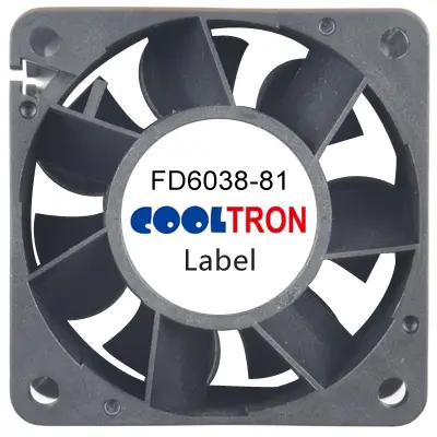 FD6038-81 Series DC AXIAL FAN 60 x 60 x 38mm Air Flow:29.80 ~ 50.6 CFM