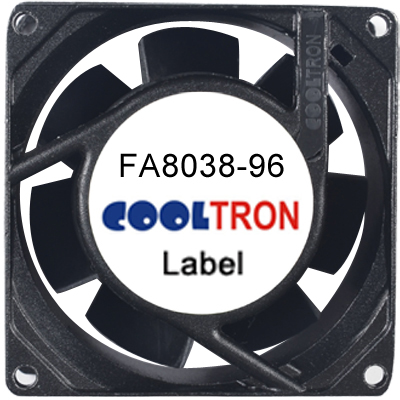 FA8038-96 Series AC AXIAL FAN 80 x 80 x 38mm Air Flow:26.40 ~ 32.50 CFM