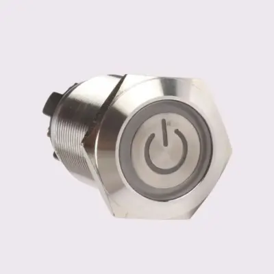 Flat Push Button Lamp Switch