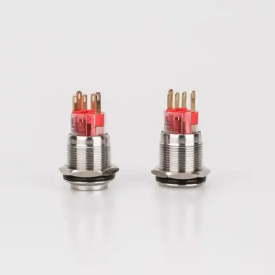 Mechanical On and Off Stainless IP67 Push Button Switch