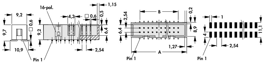 Shroud-male header - ASL 10 SMD G SM - Image 2