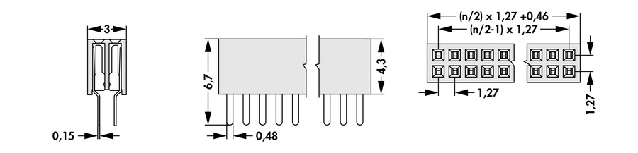 Female headers - BLV 2 72 G
