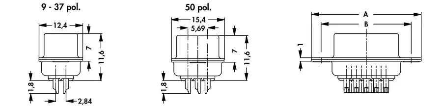D-Sub standard connectors - DB 09 L - Image 3
