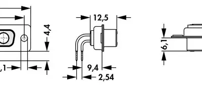 D-Sub mixed layout connectors - DBM 17W2 TA MWS UN