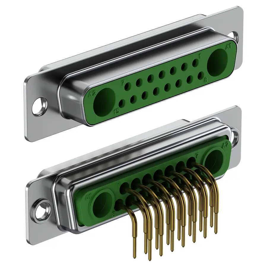 D-Sub mixed layout connectors - DBM 17W2 TA MW UN - Image 2
