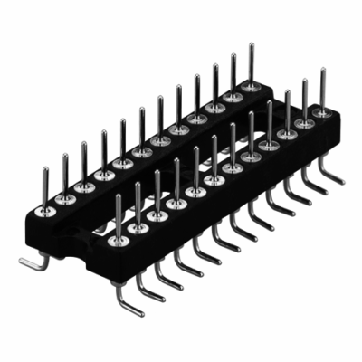 High-precision sockets and plugs for DIL-IC - DIL 08 SMD SK5 Z Z