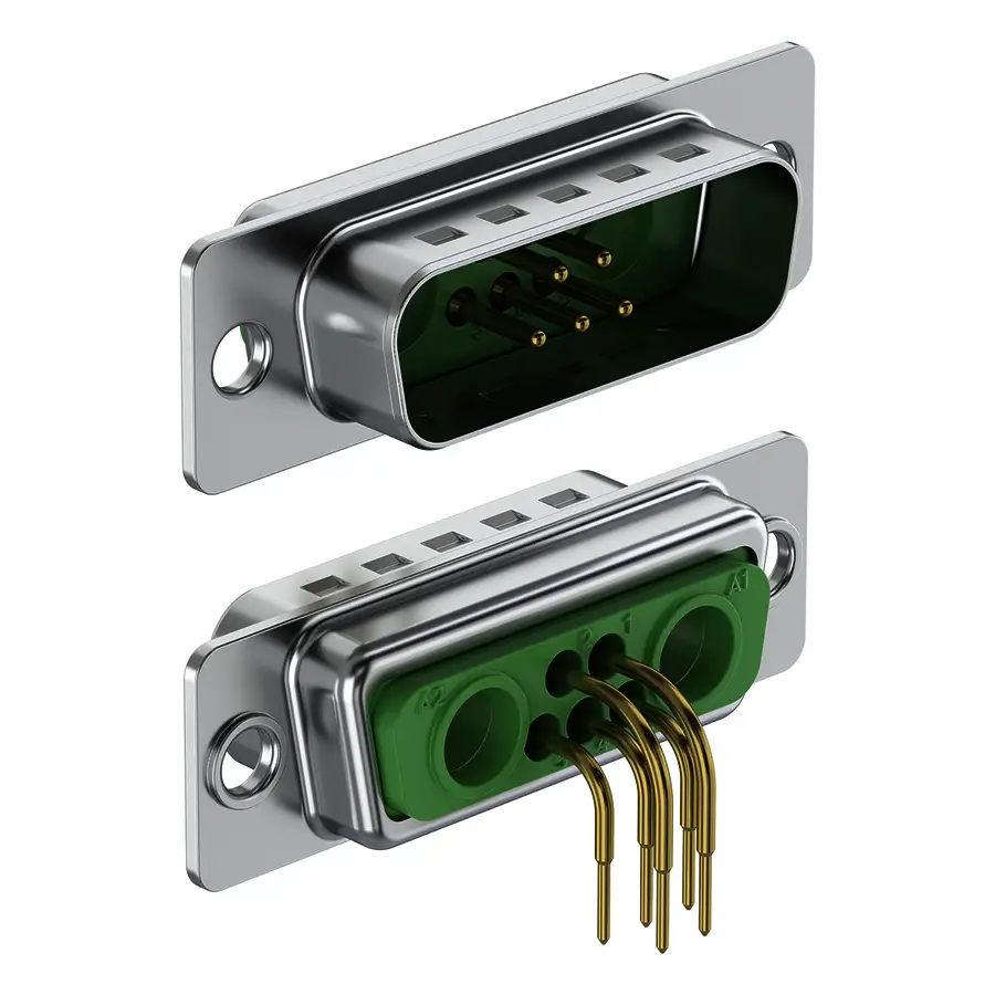 D-Sub mixed layout connectors - DSM 7W2 TA MW M3 - Image 2