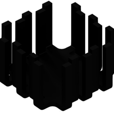 Finger shaped heatsinks - FK 201 SA