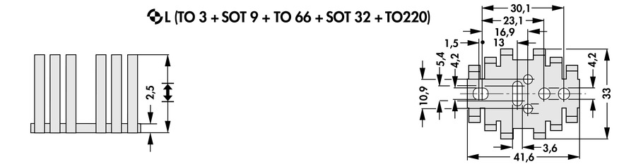 Finger shaped heatsinks - FK 205 SA L - Image 3