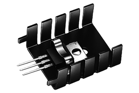 Finger shaped heatsinks - FK 222 THF SA