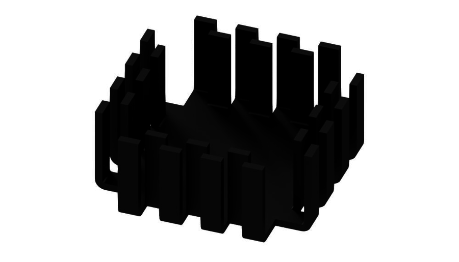 Finger shaped heatsinks - FK 223 SA