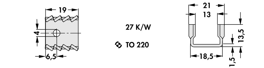 Finger shaped heatsinks - FK 229 SA L 1 - Image 3