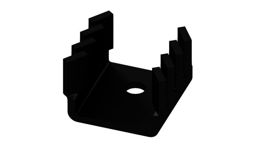 Finger shaped heatsinks - FK 229 SA L 1