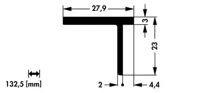 Profiles for 19" subracks - GB 27 3 ME