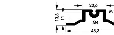Profiles for 19" subracks - GB 31 L ME