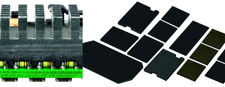 GAP-Filler, Heat conductive foam and gel foils - GEL 28 S 10