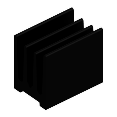 Heatsinks for DIL-IC, PLCC and SMD - ICK 14 H