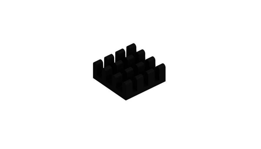 Heatsinks for BGAs - ICK BGA 15 x 15 x 6
