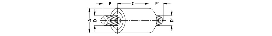 Distance sleeves and spacers - ISAB 25 A 15 - Image 2