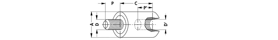 Distance sleeves and spacers - ISAB 25 B 15 - Image 2