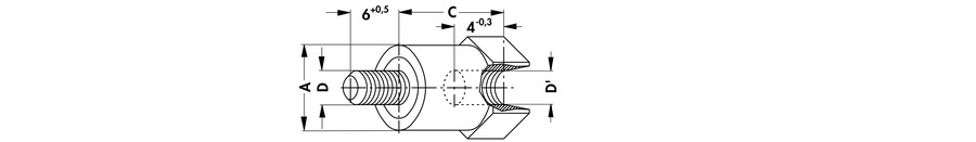 Distance sleeves and spacers - ISAM 2 B 10