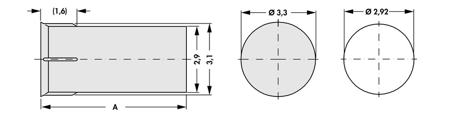 Light pipes for SMDs - LL 30 PRE 032