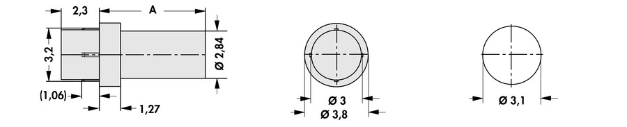 Light pipes for SMDs - LL 30 PRF 060
