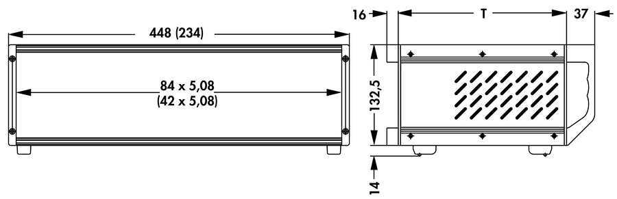 19" system cases RACKCASE - RAC 342 220 S O L - Image 3
