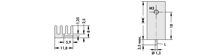 Extruded heatsinks for PCB mounting - SK 470 30 STS - Image 2
