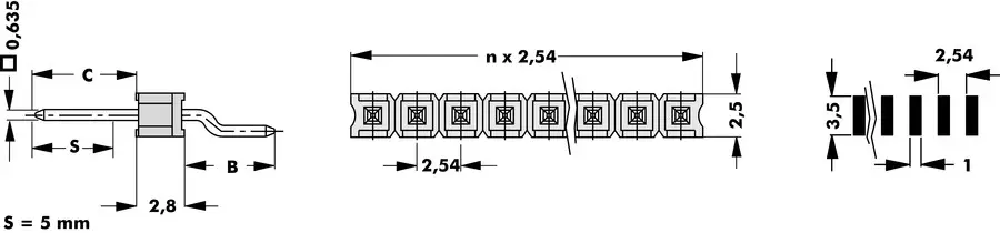 Male headers - SL 12 SMD 032 2 Z - Image 3