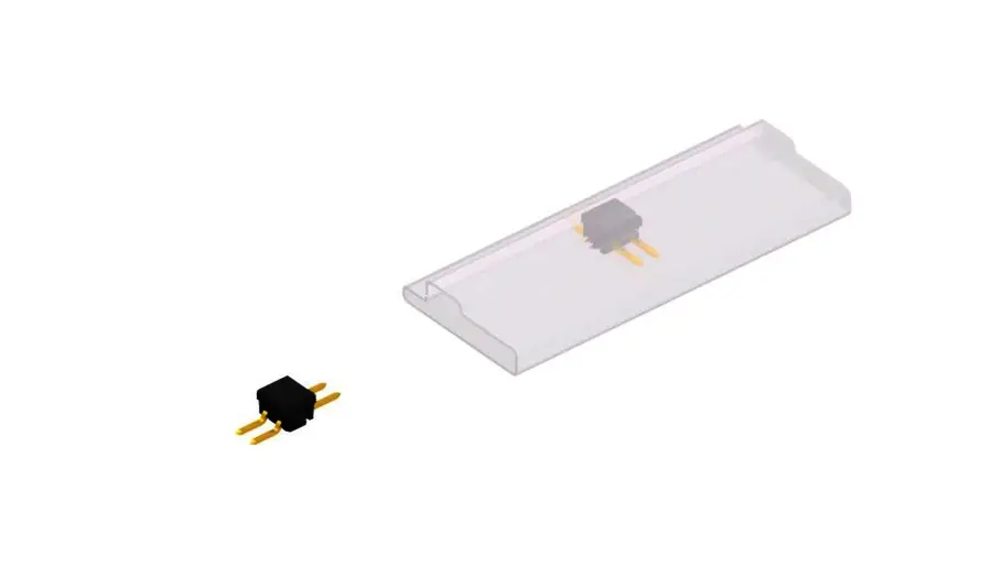 Male headers - SL 12 SMD 058 2 G B SM