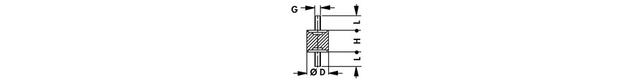 Vibration dampers and solder terminals - SMP 410 A 10